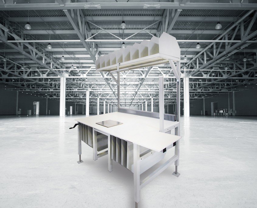 custom linear packing station