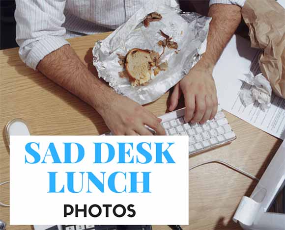 Sad Desk Lunch Photos by The Huffington Post