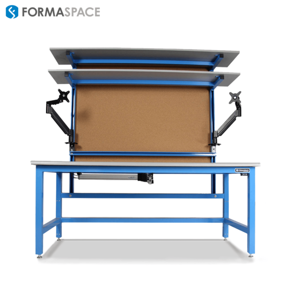 ergonomic IT lab desk