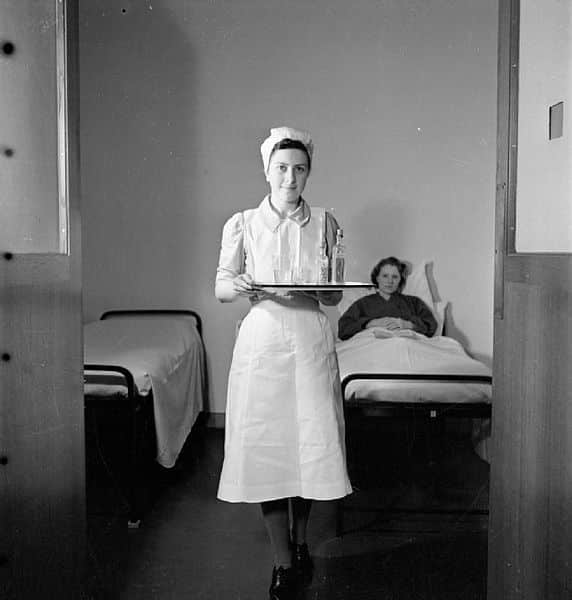 old lab technician