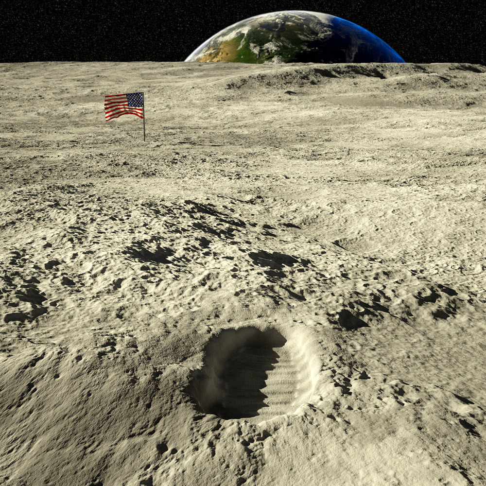 space race usa moon
