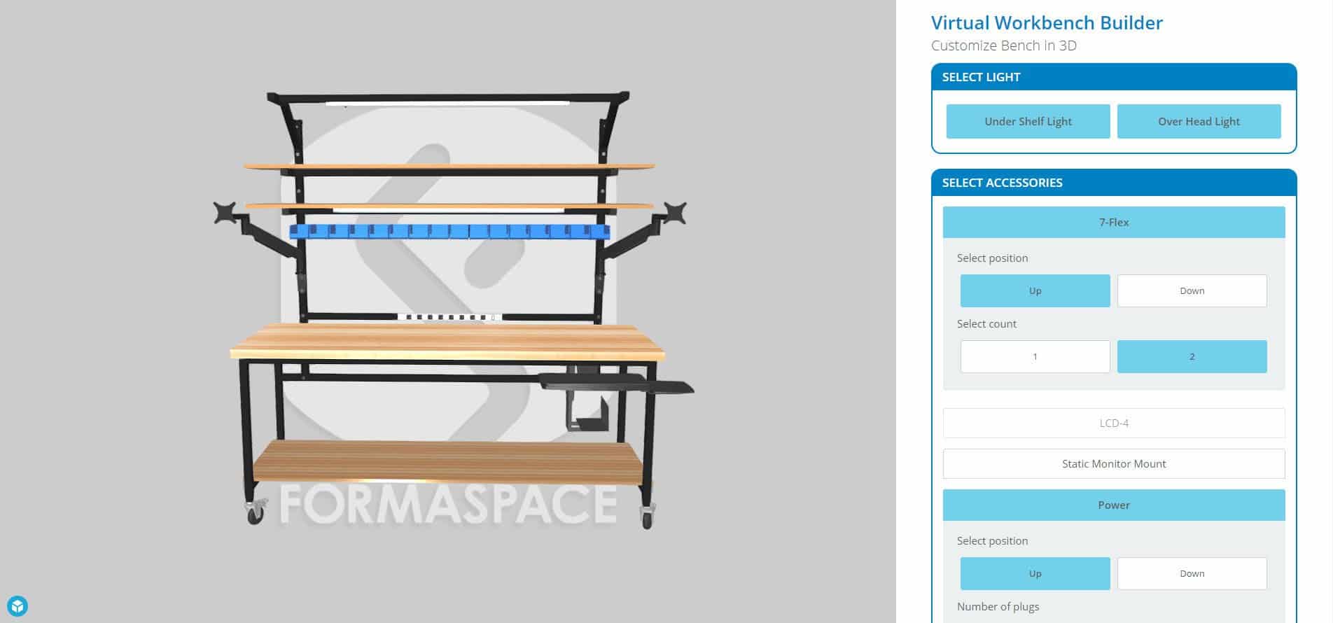 virtual work bench builder 3D