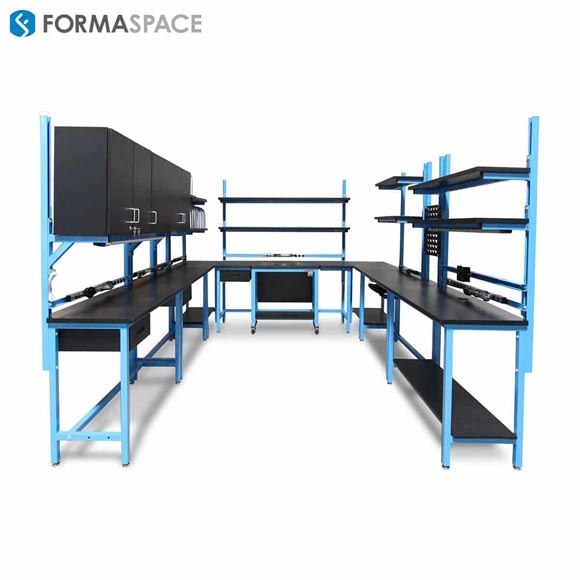 Benchmarx – Modular Tech Lab Bench w/ Uprights