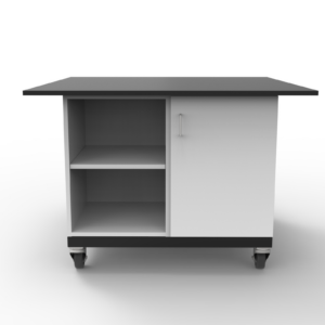 Mobile Makers Table & Island Storage Unit