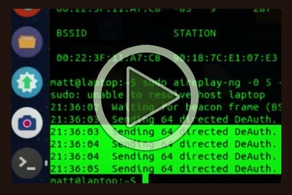 Black Hat hacker video showing how to exploit a router.